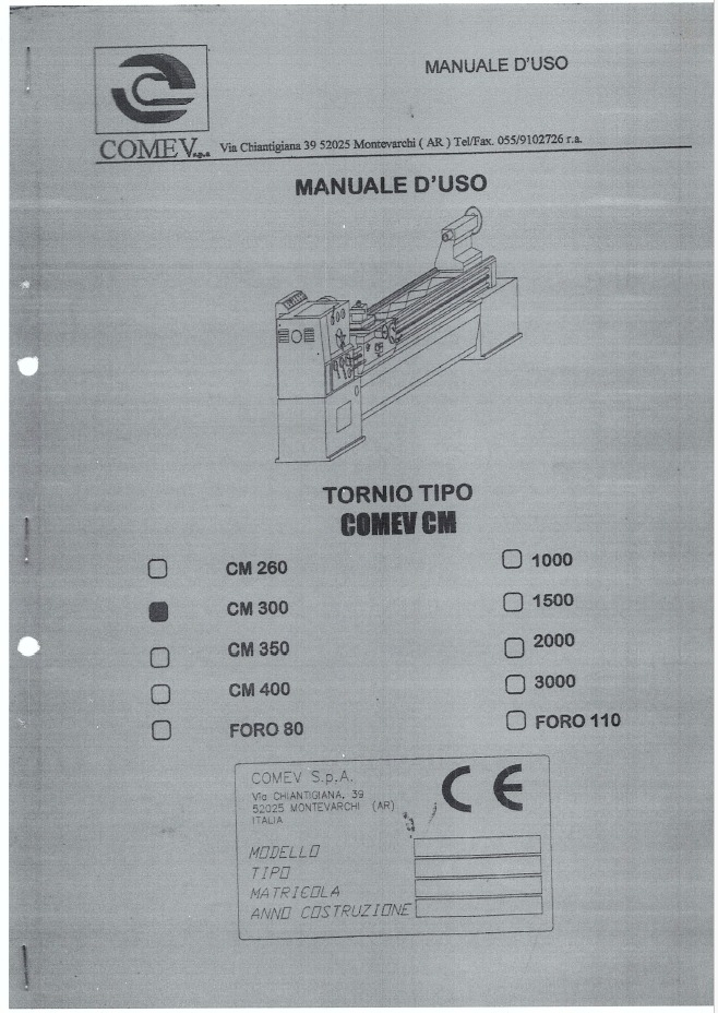 Tornio Comev CM300