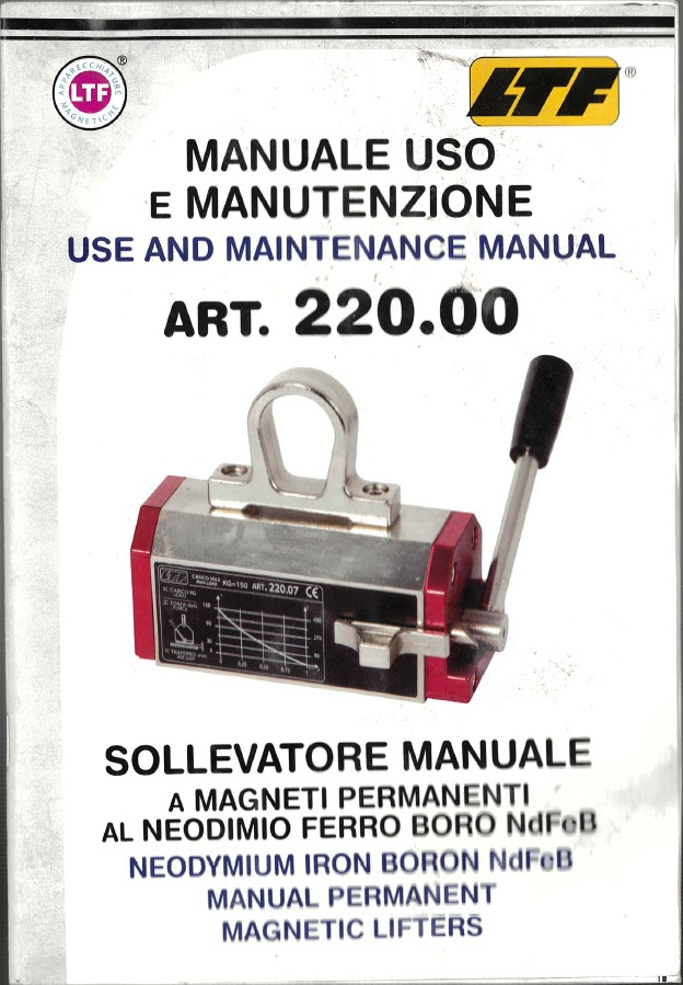 Sollevatore manuale LTF