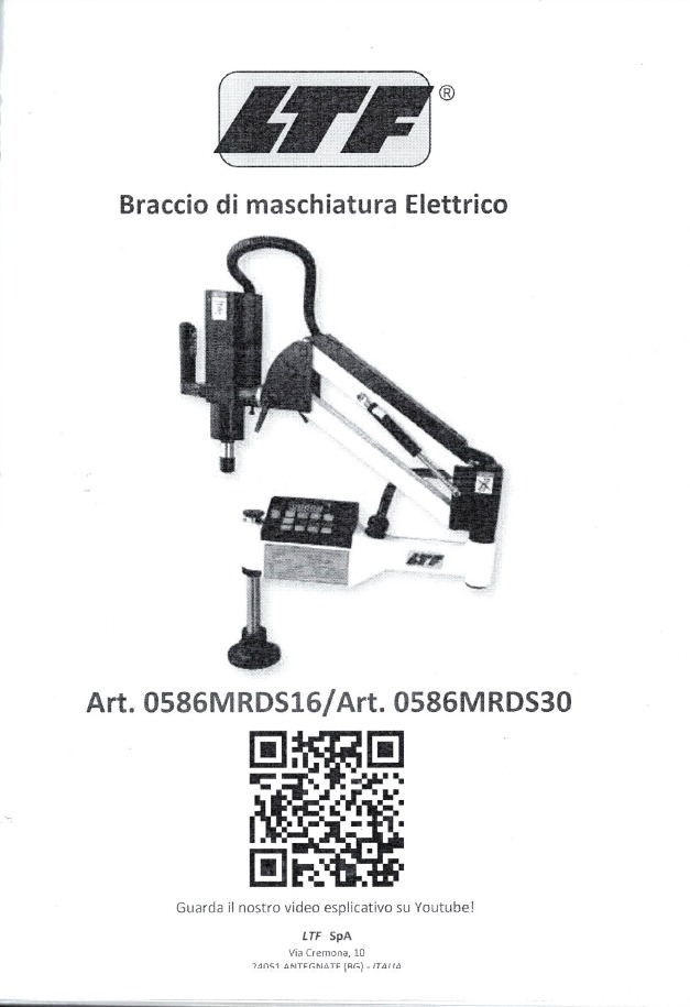 Braccio maschiatura elettrico LTF
