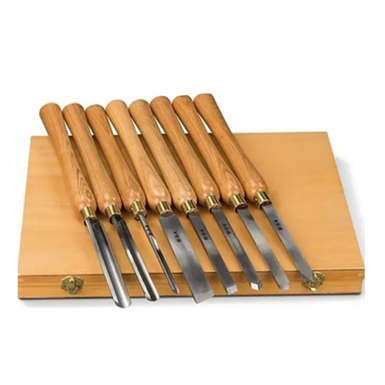 Kit utensili per tornitura 8 pz