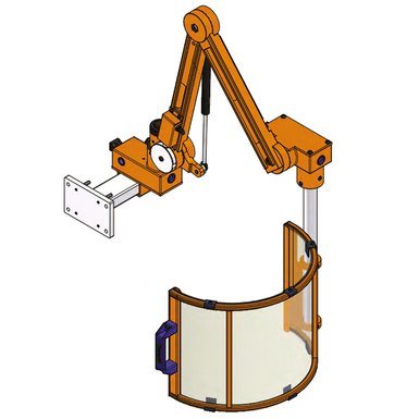 Protezione fresatrice diam. 350mm