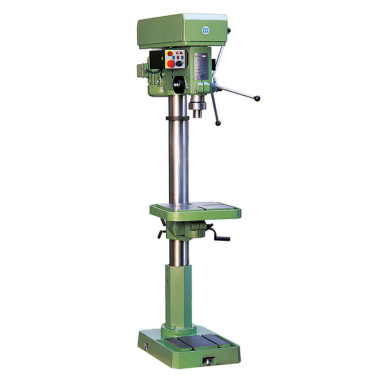 Trapano a colonna con dispositivo di maschiatura