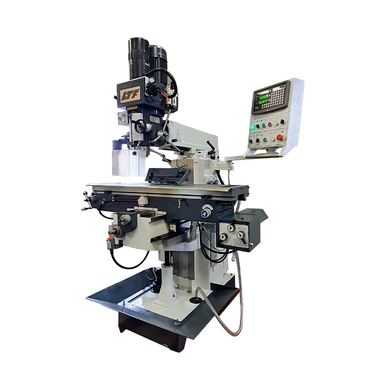 Fresatrice con testa verticale e mandrino orizzontale pneumatica